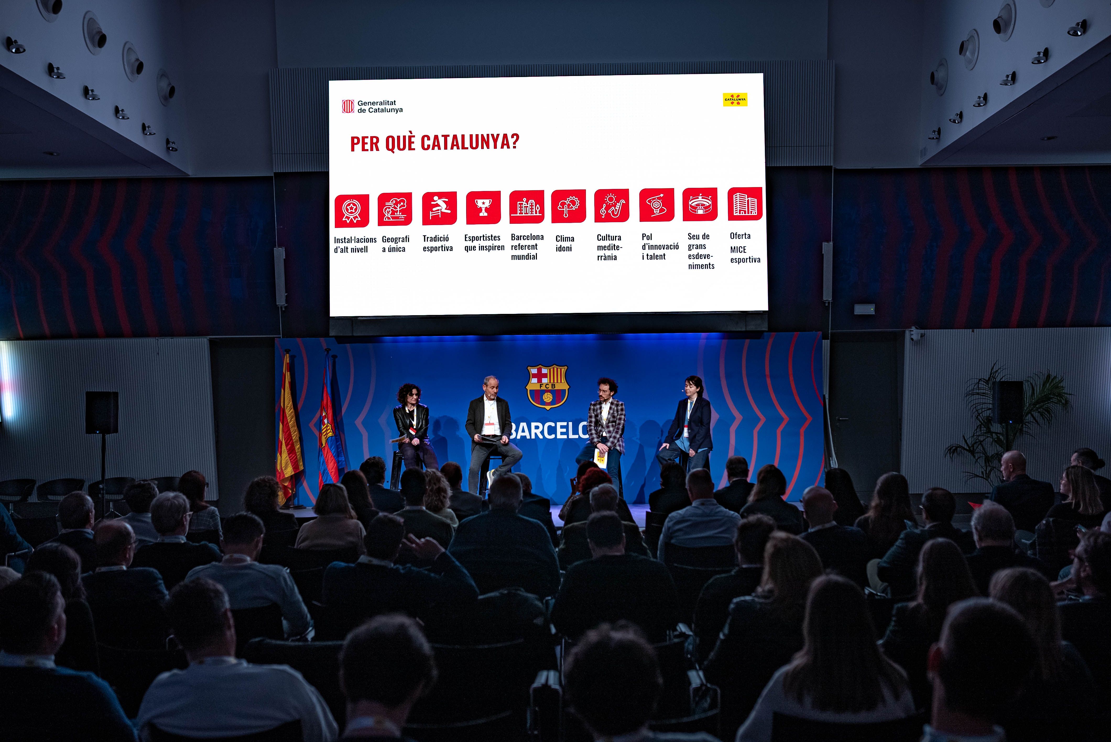 Evento profesional en el Camp Nou