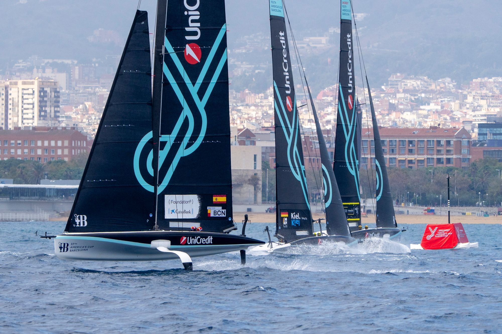 El Sail Team BCN alcanzó las semifinales de la Youth America's Cup Foto vía: Ian Roman