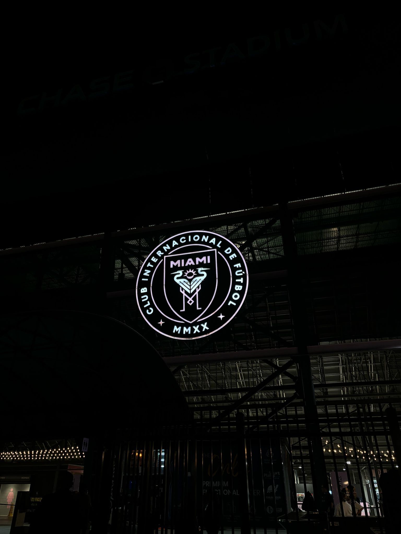 Alrededores del Chase Stadium, justo antes de que Inter Miami dispute su partido en la MLS.