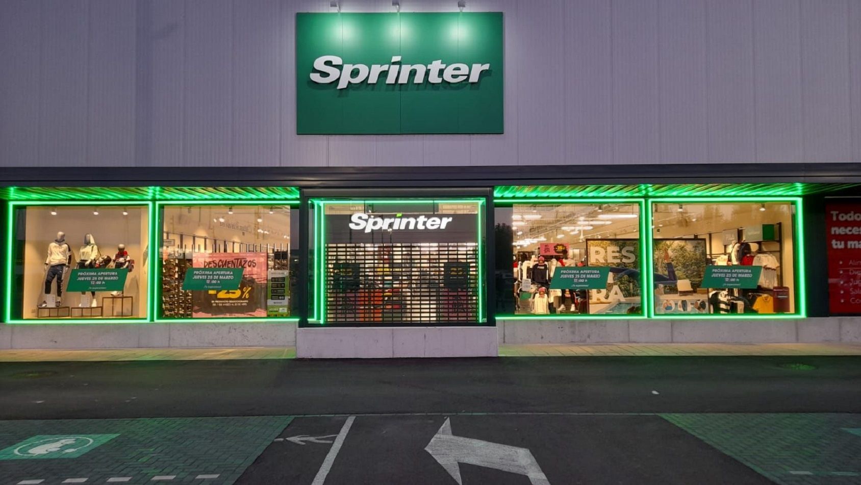 Sprinter sigue sumando tiendas: un antiguo H&M